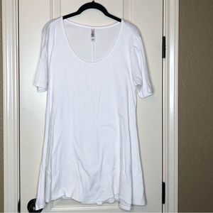 XXS White LulaRoe Perfect T